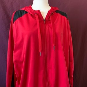 Red Reebok jacket